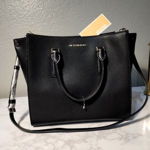 Michael Kors Alessa Large Leather Satchel - 38S0C0AS3L